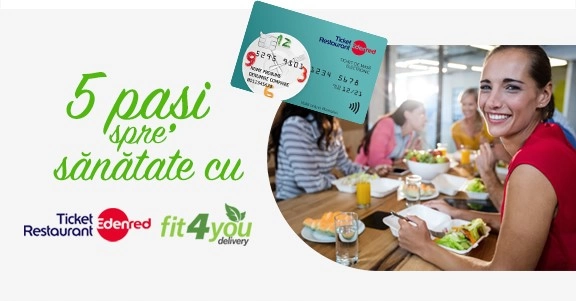 Fit4You Delivery &amp; Edenred iti arata drumul spre o viata si mai sanatoasa