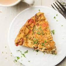 Frittata cu dovlecei si cartofi