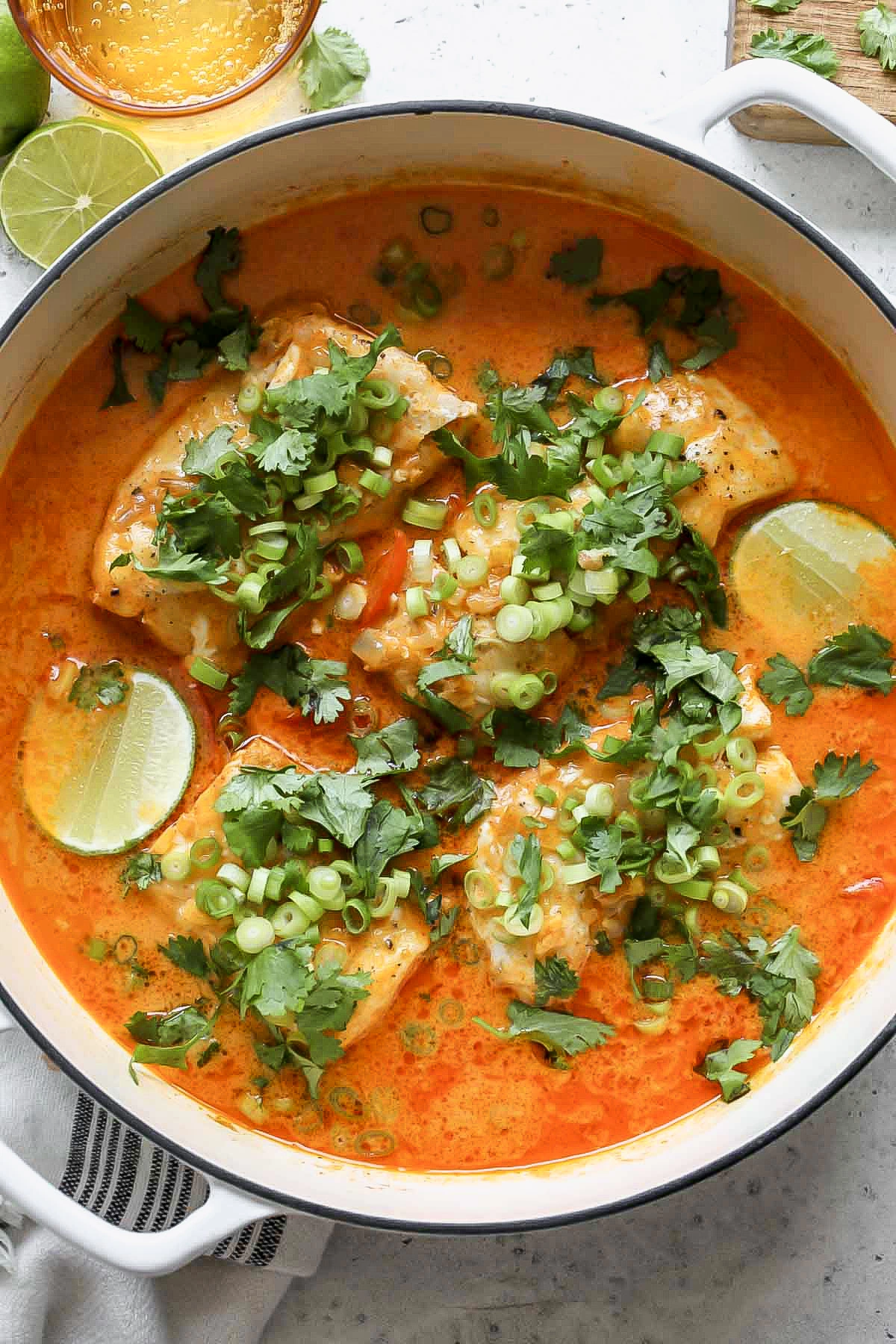 Cod in stil Thai cu boabe de edamame