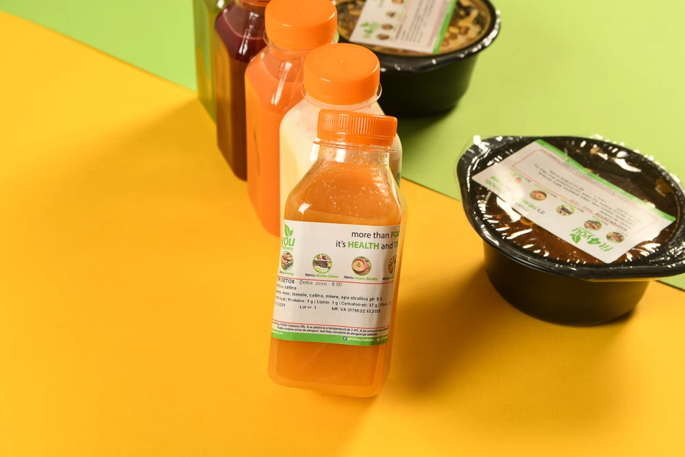 Fresh Juice ( Suc proaspat) cu ananas, morcov si lamaie