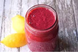 Purple Lemonade cu seminte si fructe de padure