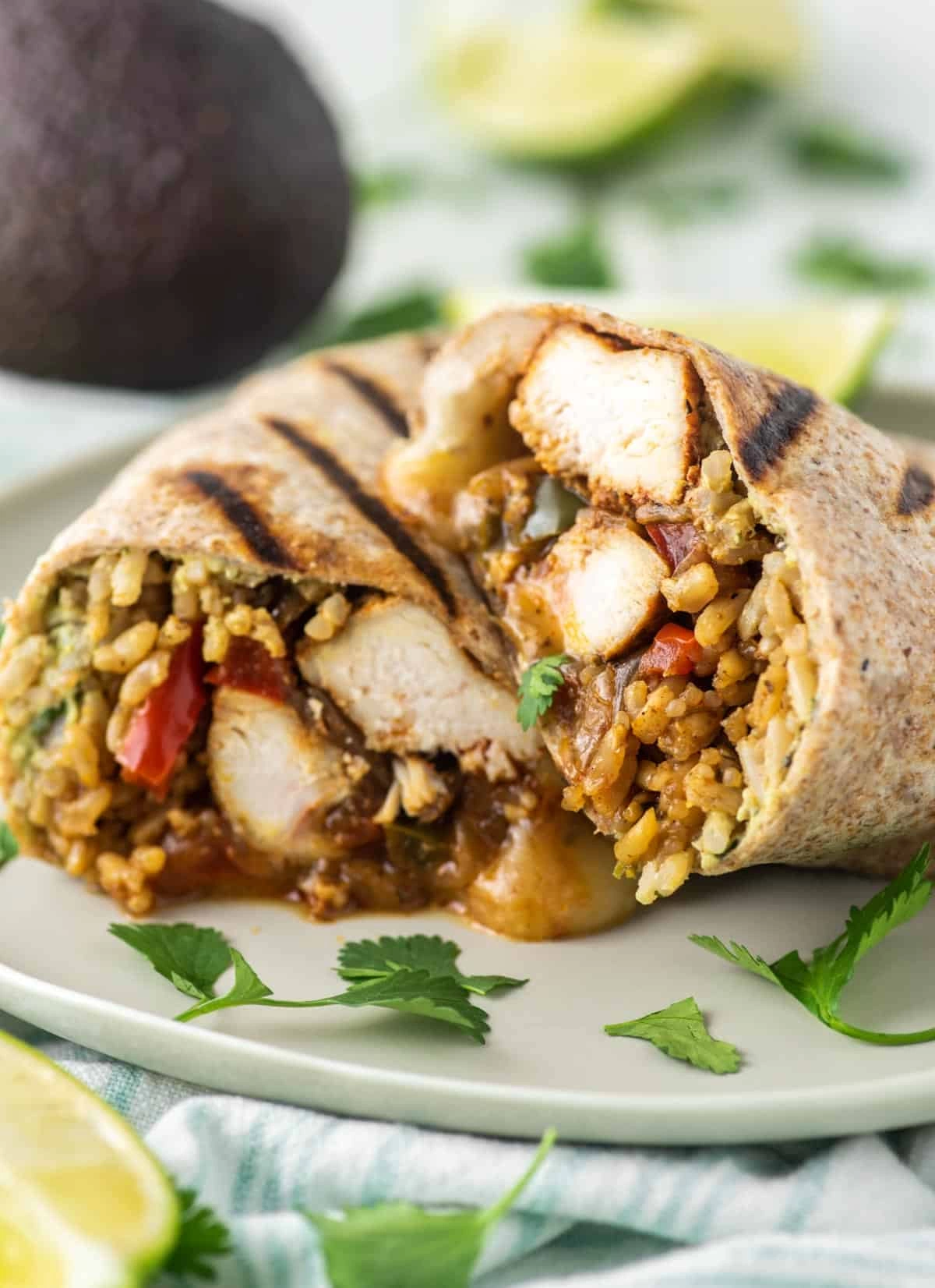 Wrap mexican vegan cu sriracha