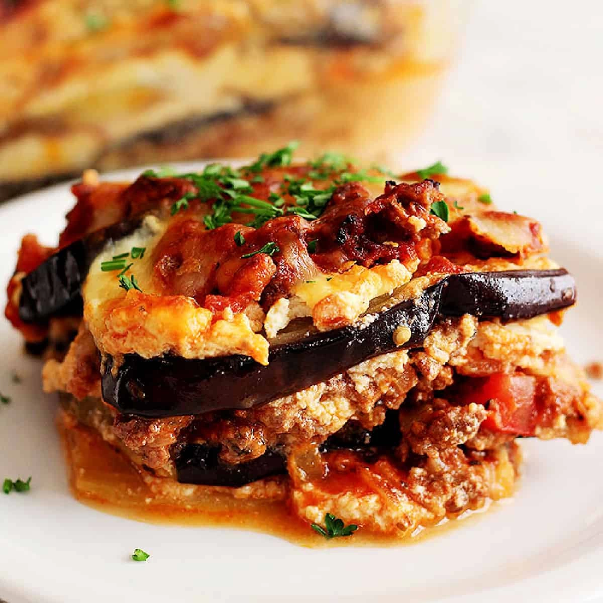 Lasagna cu ragu de pui